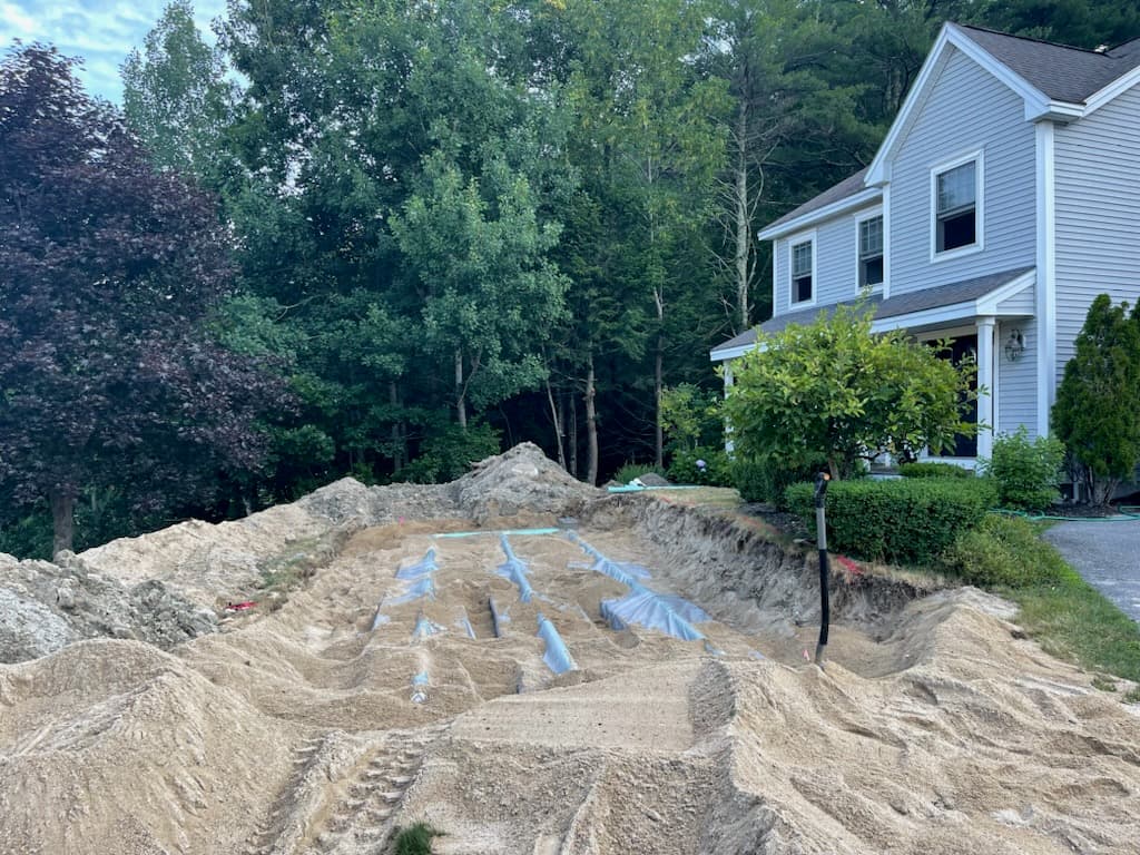 Septic System Replacement in Gorham, Maine